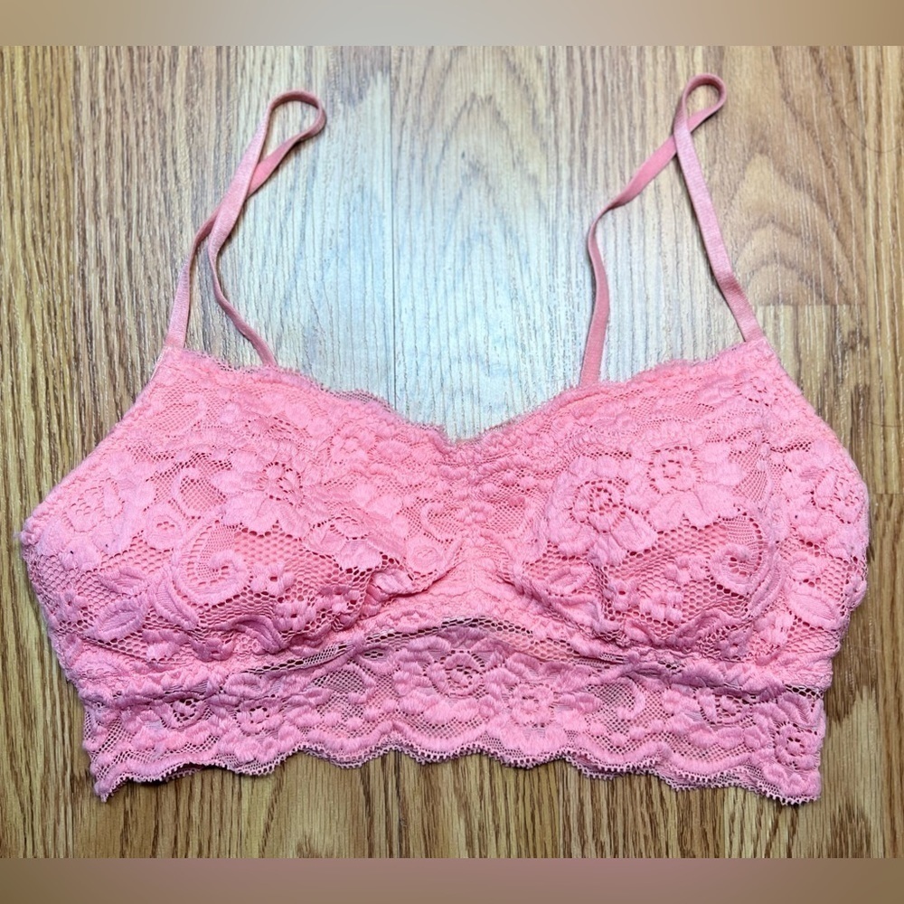 Pink Lace Bralette